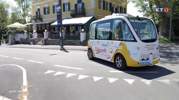 Autonomes Shuttle in Pörtschach