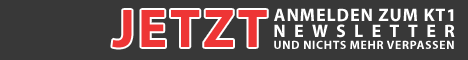 KT1 Newsletter Anmeldebutton Melde dich zum KT1 Newsletter an